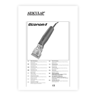 Aesculap Econom II használati útmutató