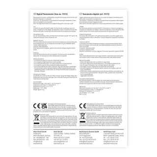 Használati útmutató – digitális tejhőmérő, −50...+200 °C