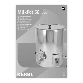 Használati útmutató – MilkPot 50