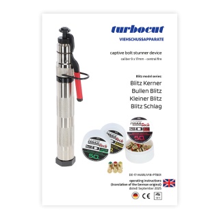 Használati útmutató – taglópisztoly, Blitz Kerner