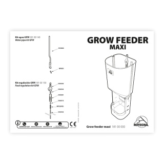 Használati útmutató – automata etető- és itatóberendezés malacoknak, 60 literes