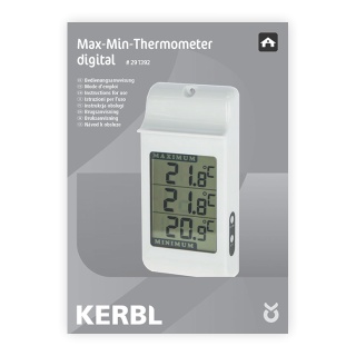 Használati útmutató – digitális hőmérő, min-max funkcióval