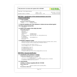 Biztonsági adatlap - 0691, 0692