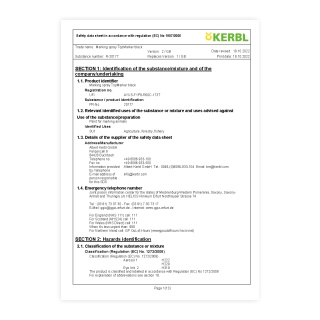 Biztonsági adatlap - 0703
