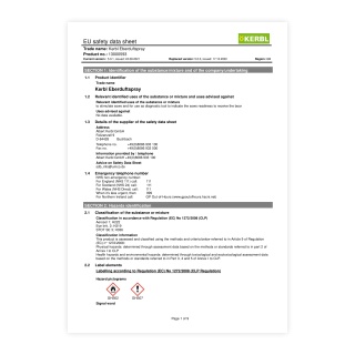 Biztonsági adatlap - 0739