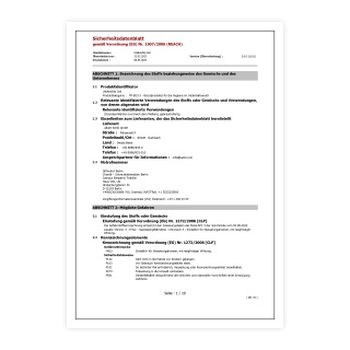 Biztonsági adatlap - 0875, 0876