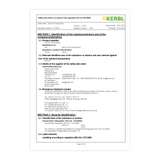 Biztonsági adatlap - 0901