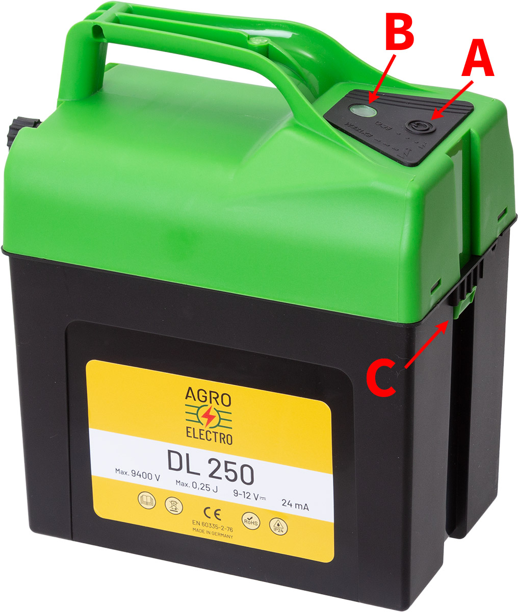 A DL 250 villanypásztor készülék használata