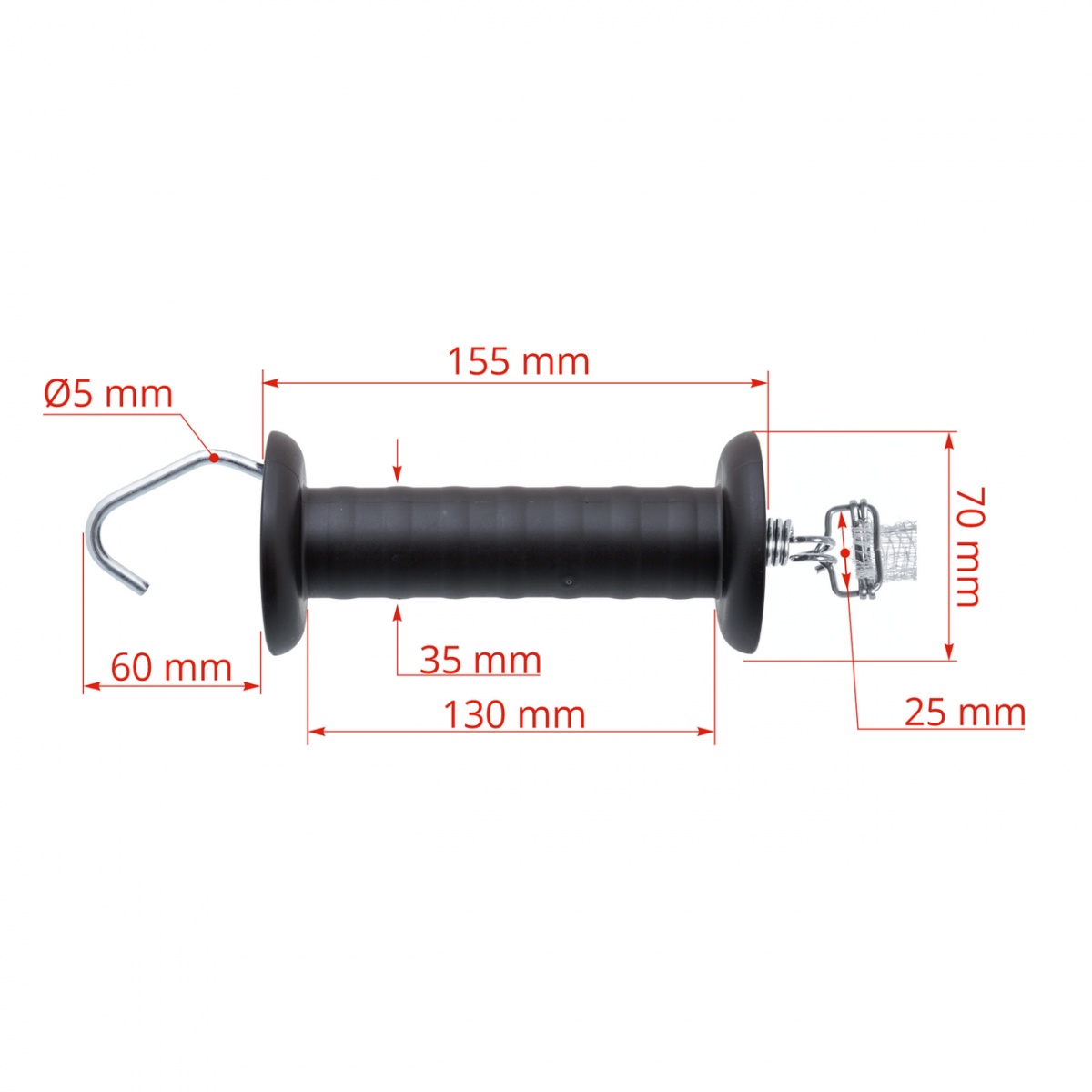 Kapufogantyú 20 mm-es szalagnak