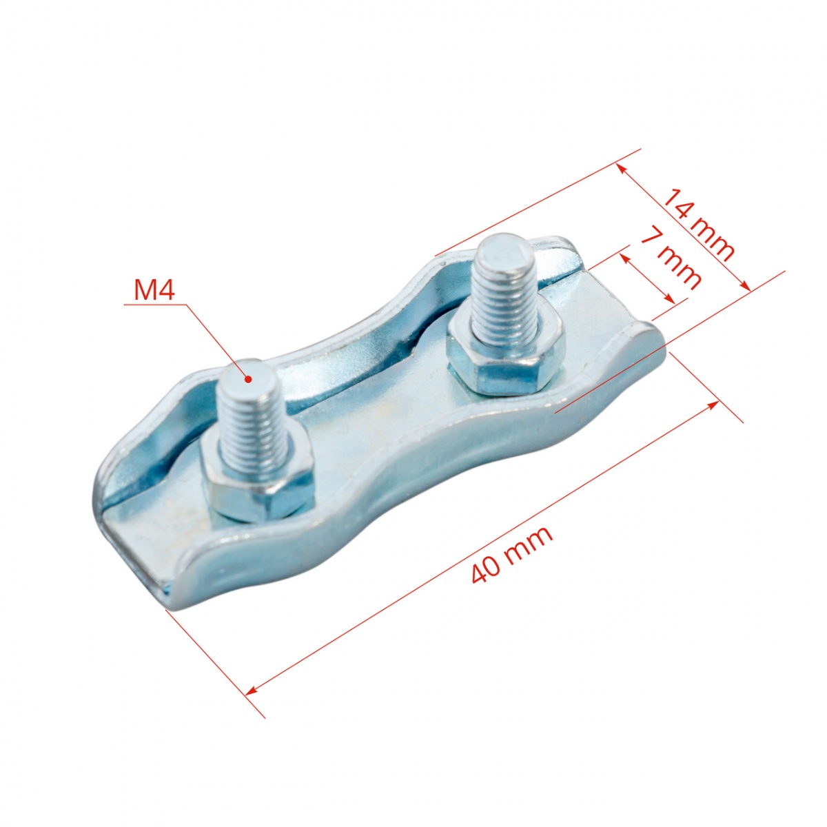 Kapu csatlakozó szett 2-4 mm-es zsinórnak, 2 szett