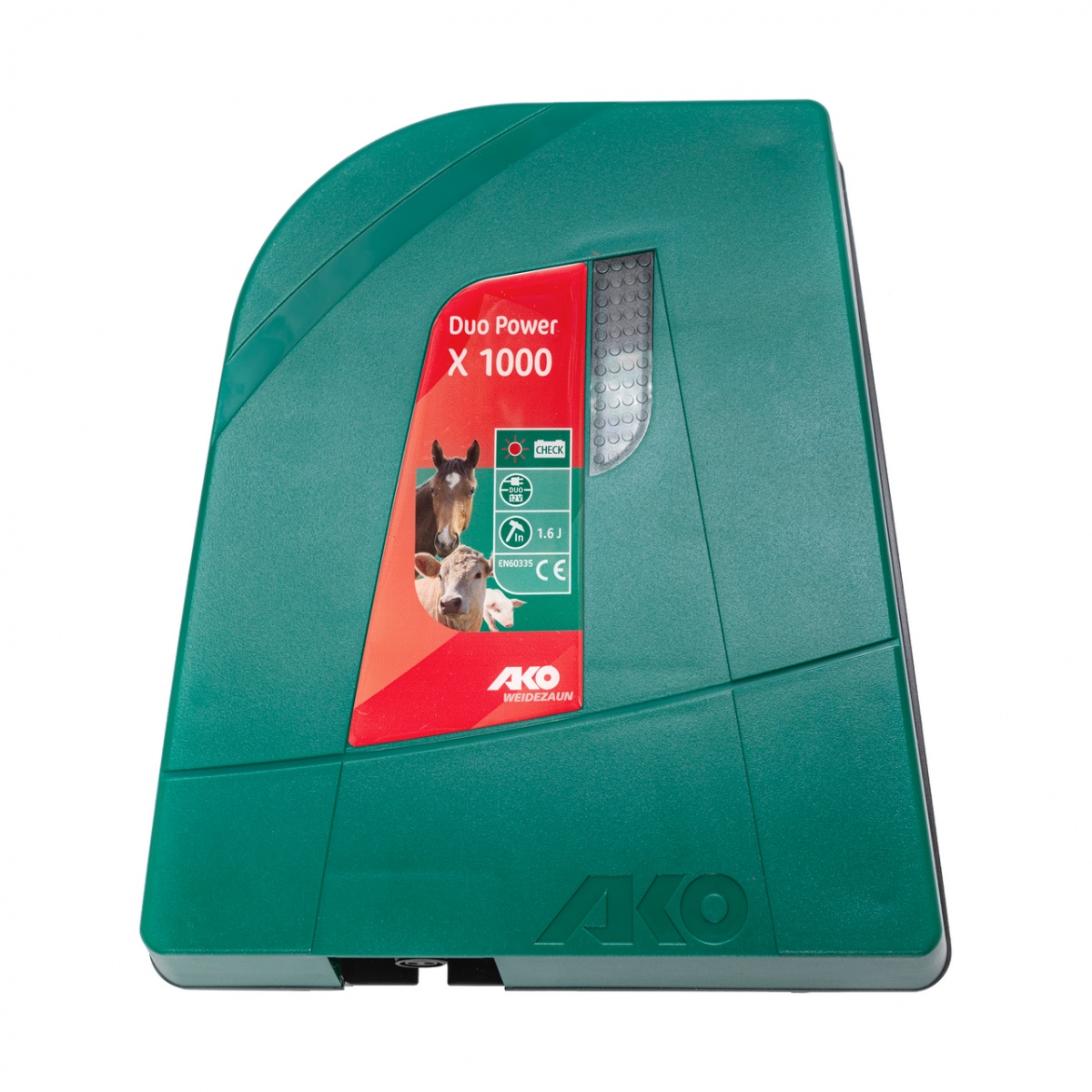 AKO Duo Power X 1000 villanypásztor készülék, 12/230 V, 1 Joule