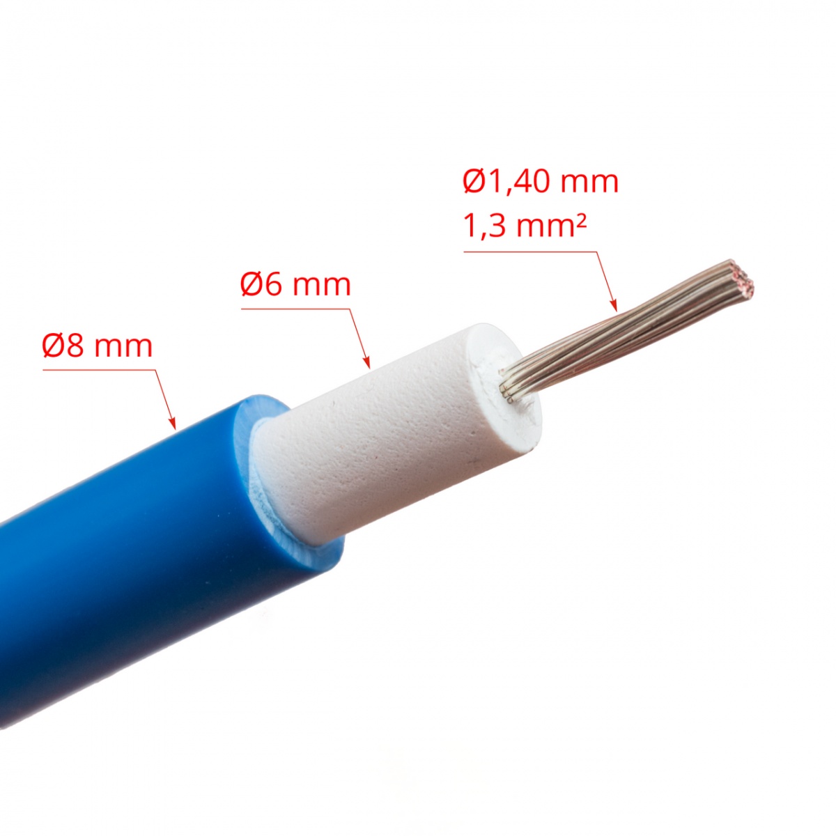 Készülék + kerítés csatlakoztatására alkalmas, magasfeszültségű kábel, 10 m