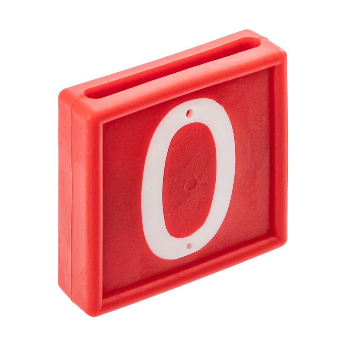 Állatjelölő számjegyek nyakpántra, nullás szám, 10 db