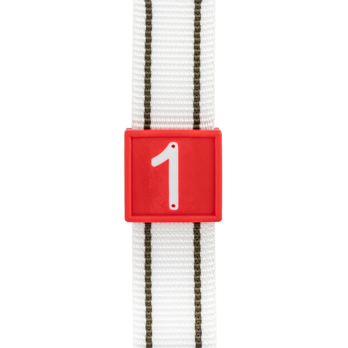 Állatjelölő számjegyek nyakpántra, 1-es szám, 10 db