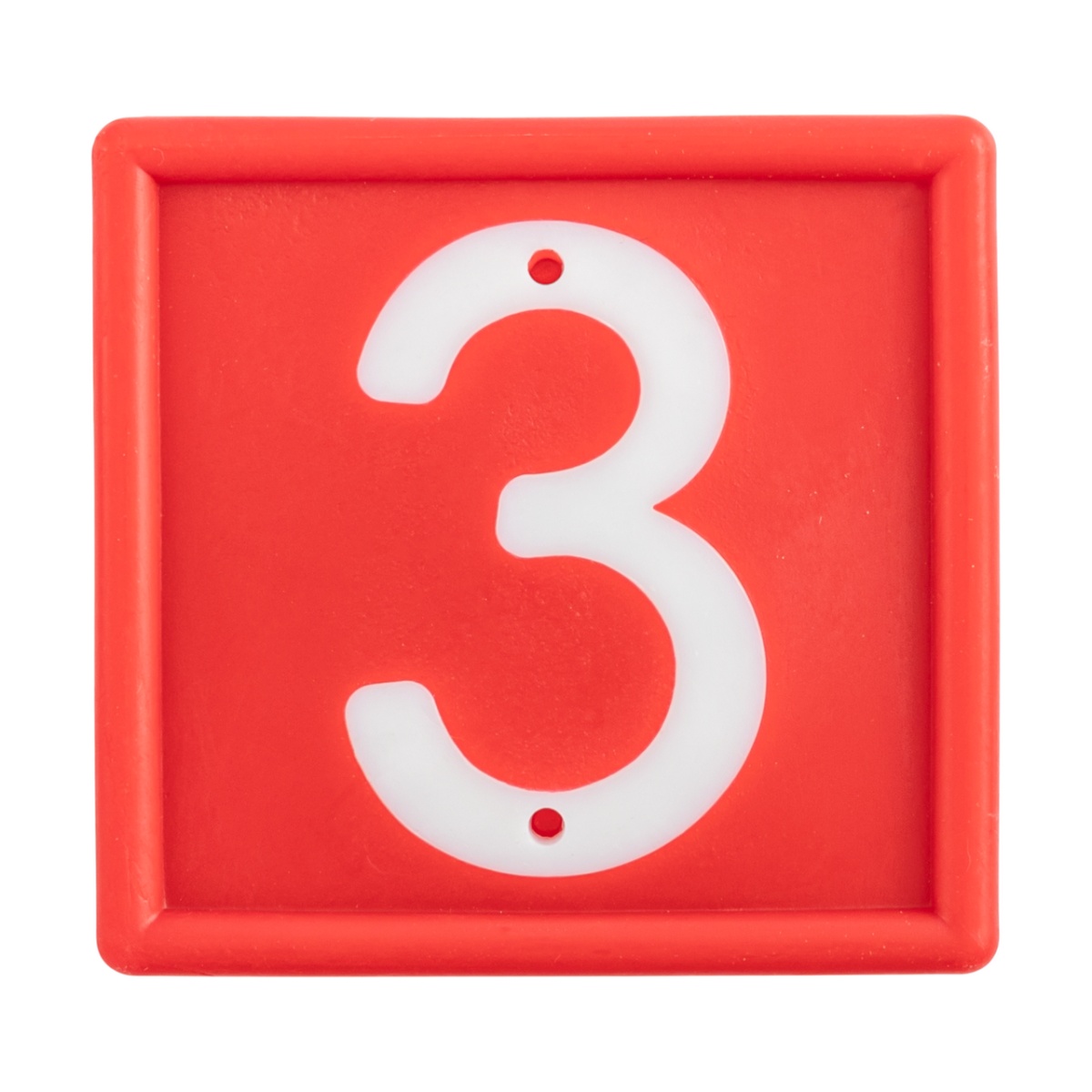 Állatjelölő számjegyek nyakpántra, 3-as szám, 10 db