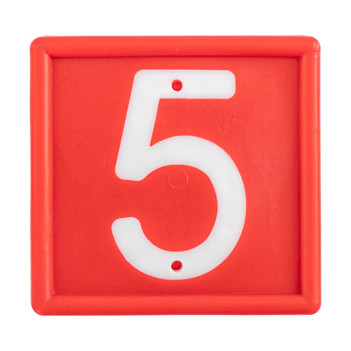 Állatjelölő számjegyek nyakpántra, 5-ös szám, 10 db