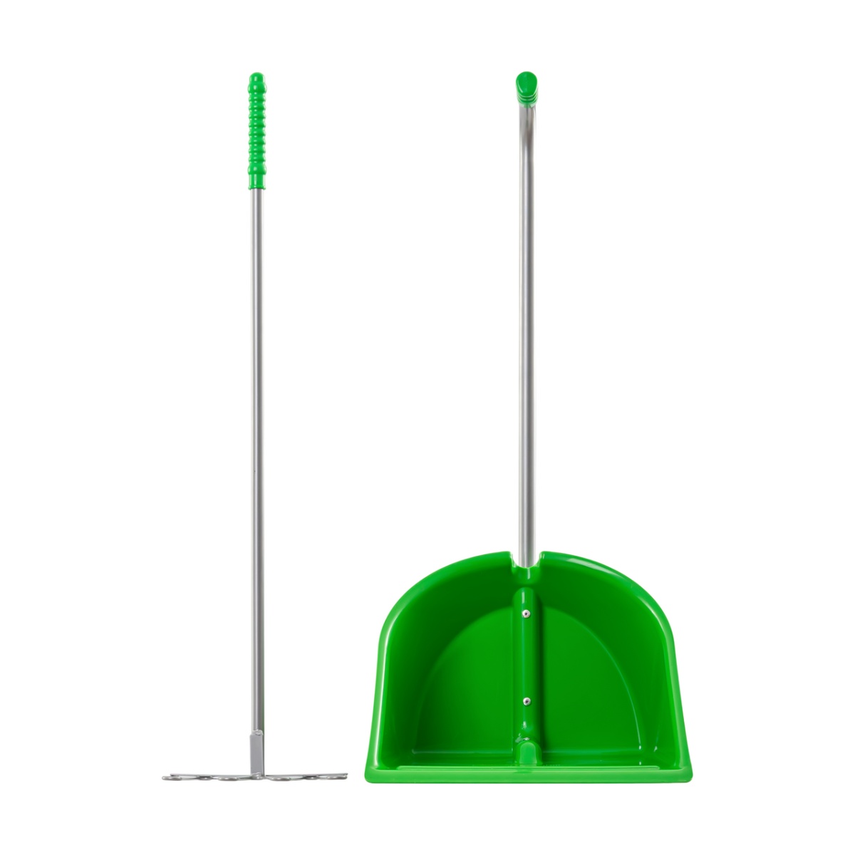 Mistboy trágyalapát gereblyével, zöld, 75 cm