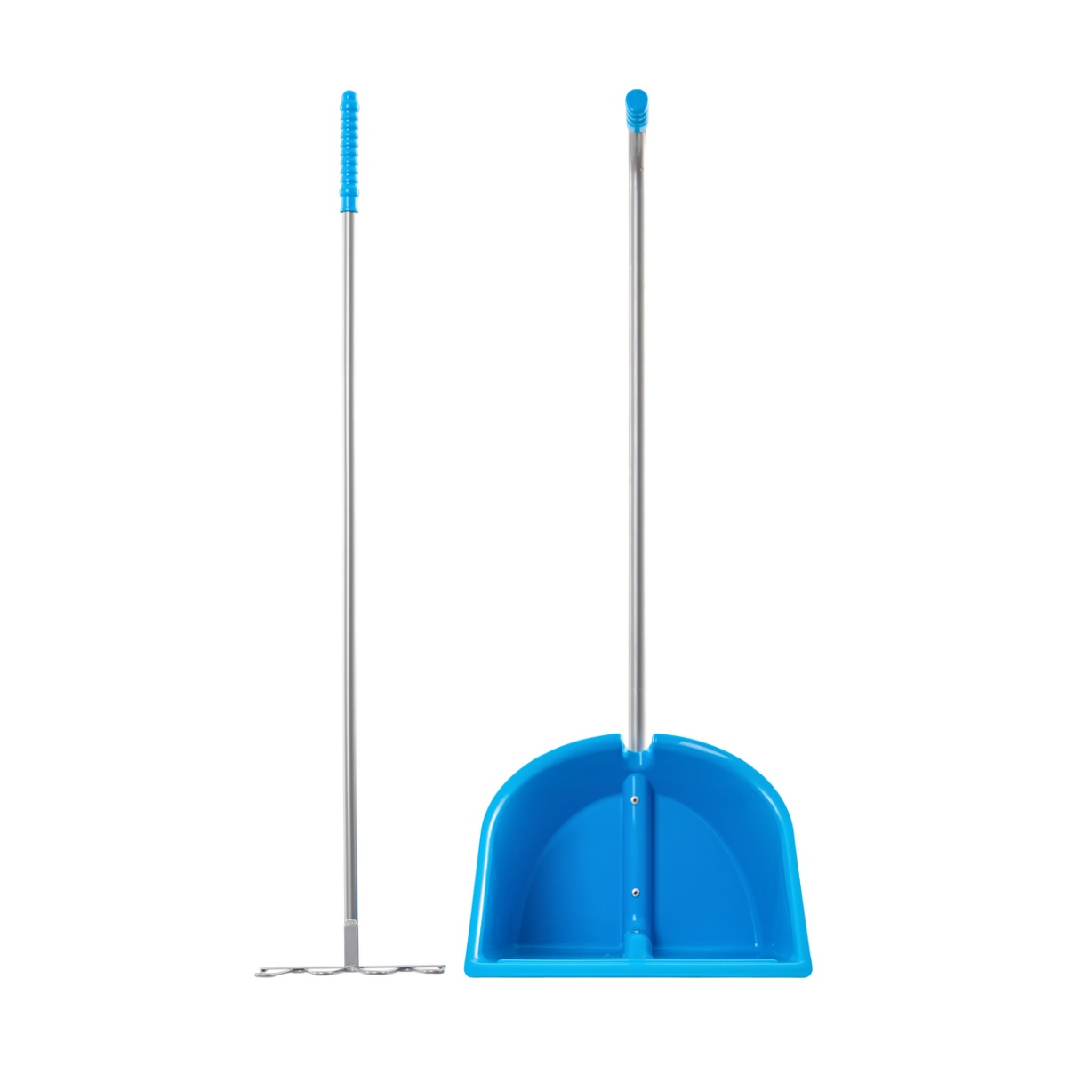 Mistboy trágyalapát gereblyével, kék, 90 cm