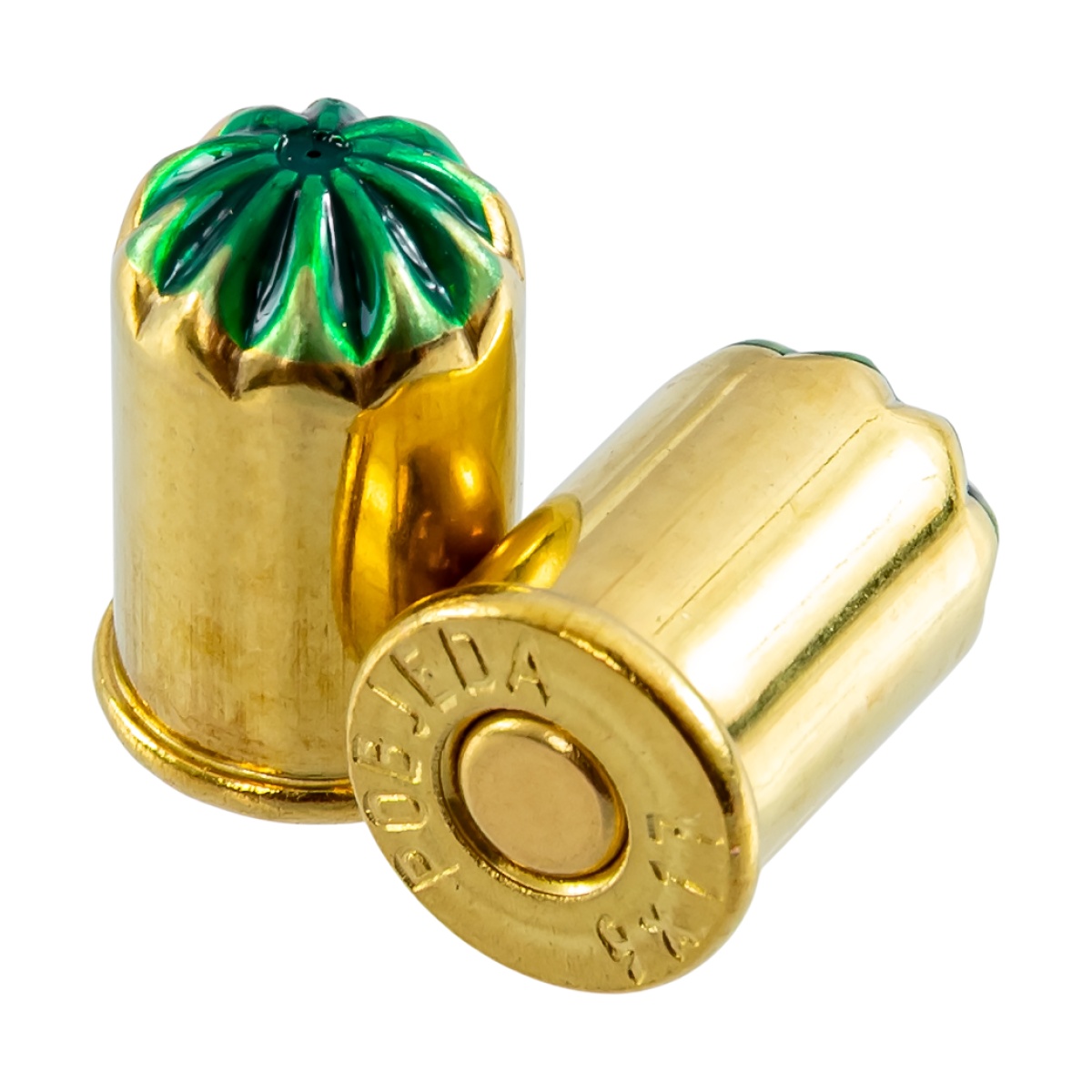 Zöld töltény taglópisztolyhoz, kis méretű állatok számára. 9 × 17 mm, MaxxTech, 50 db