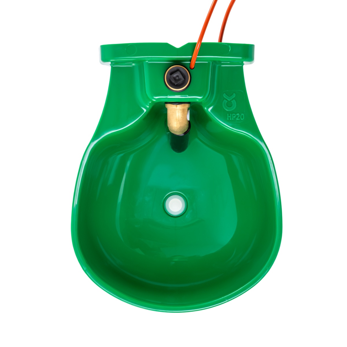 Fagyálló itató hengeres szeleppel és fűtőkábellel, 2,8 literes