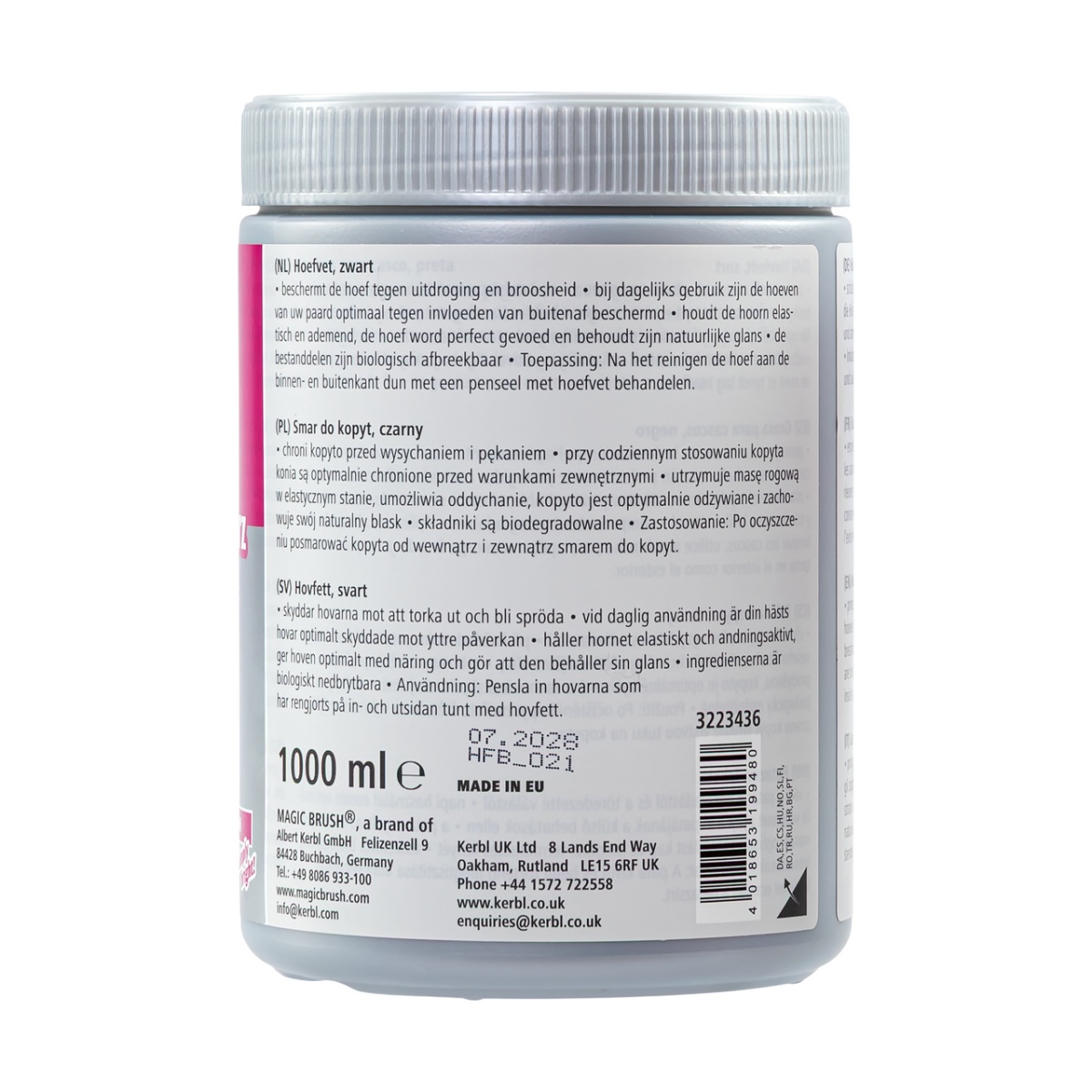 Fekete patazsír, MagicBrush, 1000 ml