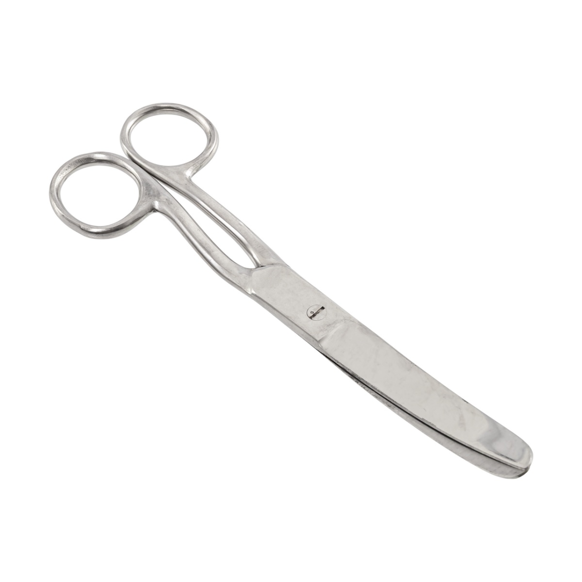 Ívelt kötésvágó olló, rozsdamentes acél, 200 mm