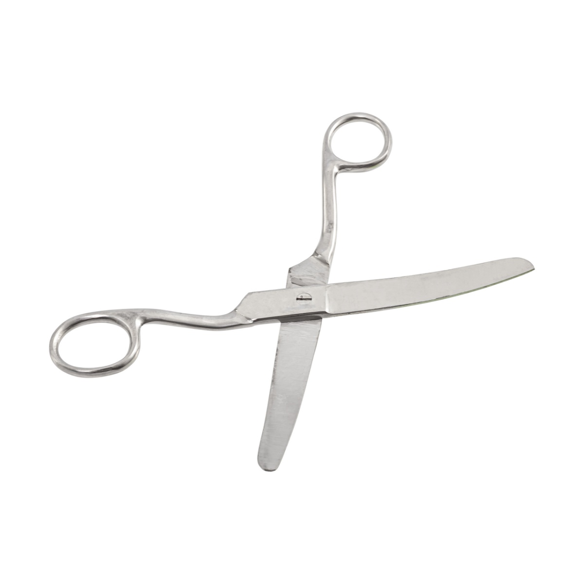 Ívelt kötésvágó olló, rozsdamentes acél, 200 mm