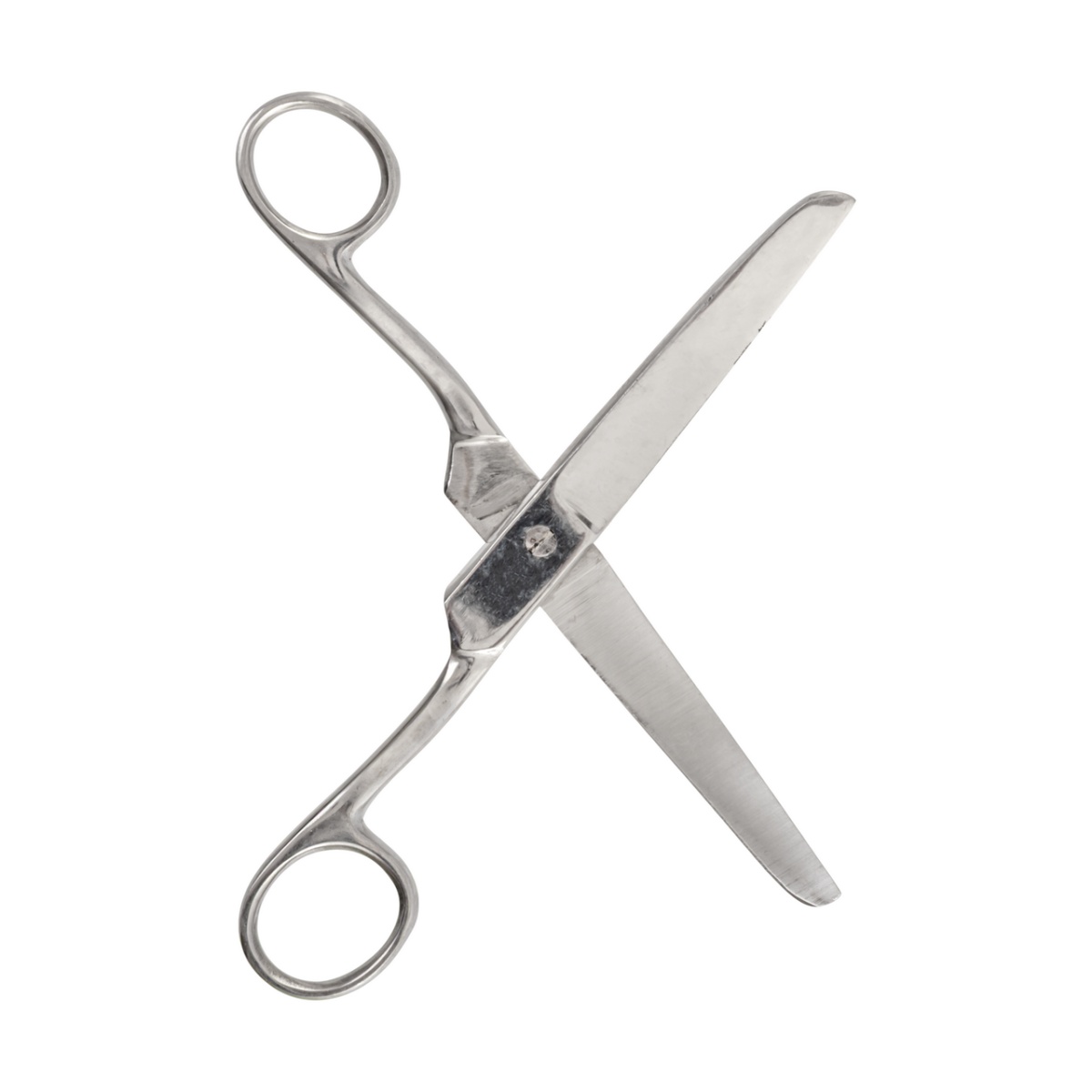 Ívelt kötésvágó olló, rozsdamentes acél, 200 mm