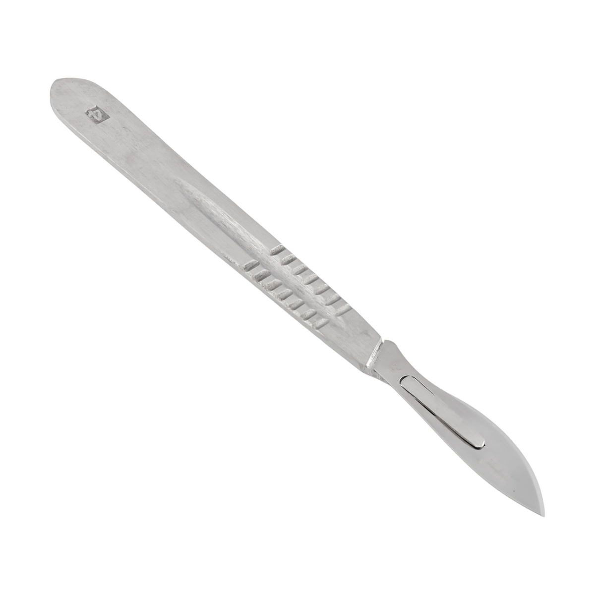 Állatorvosi szikenyél, rozsdamentes acélból, 4-es típus