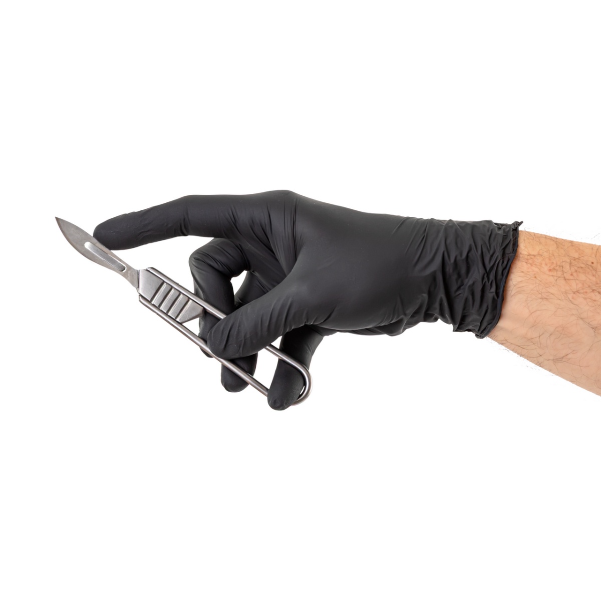 Összecsukható állatorvosi szikenyél, rozsdamentes acélból, 4-es típus