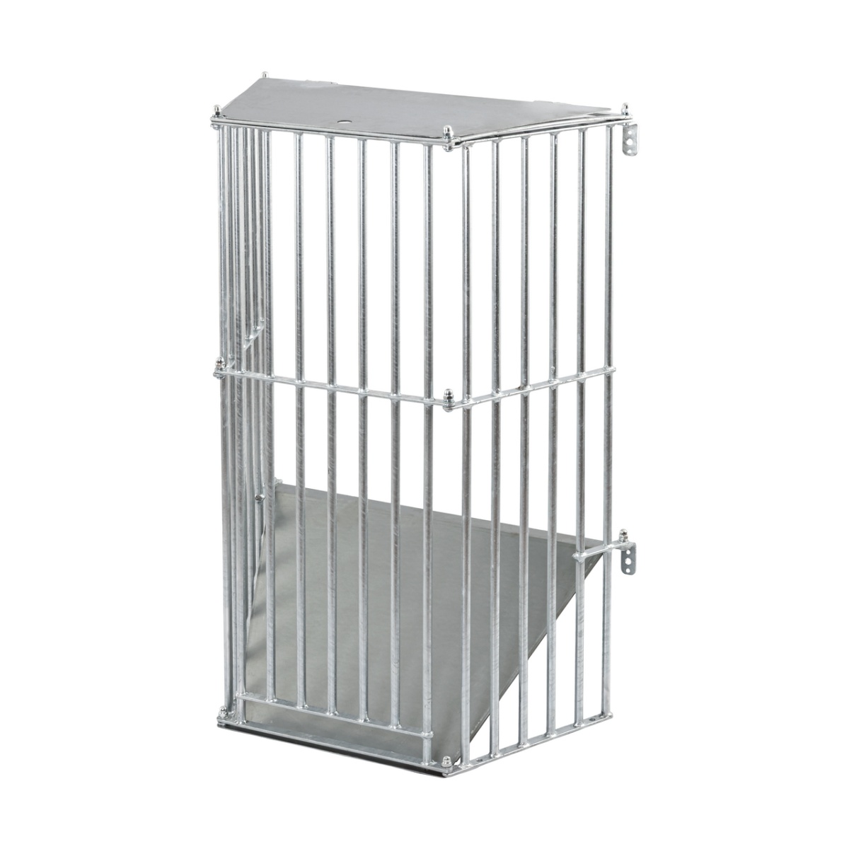 Falra szerelhető fém szénatartó, 81 × 114 cm