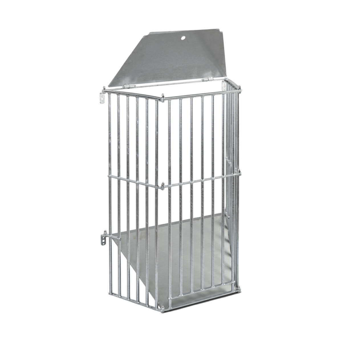 Falra szerelhető fém szénatartó, 81 × 114 cm