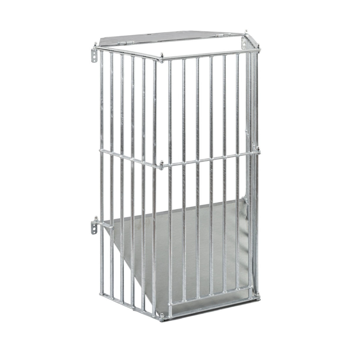 Falra szerelhető fém szénatartó, 81 × 114 cm