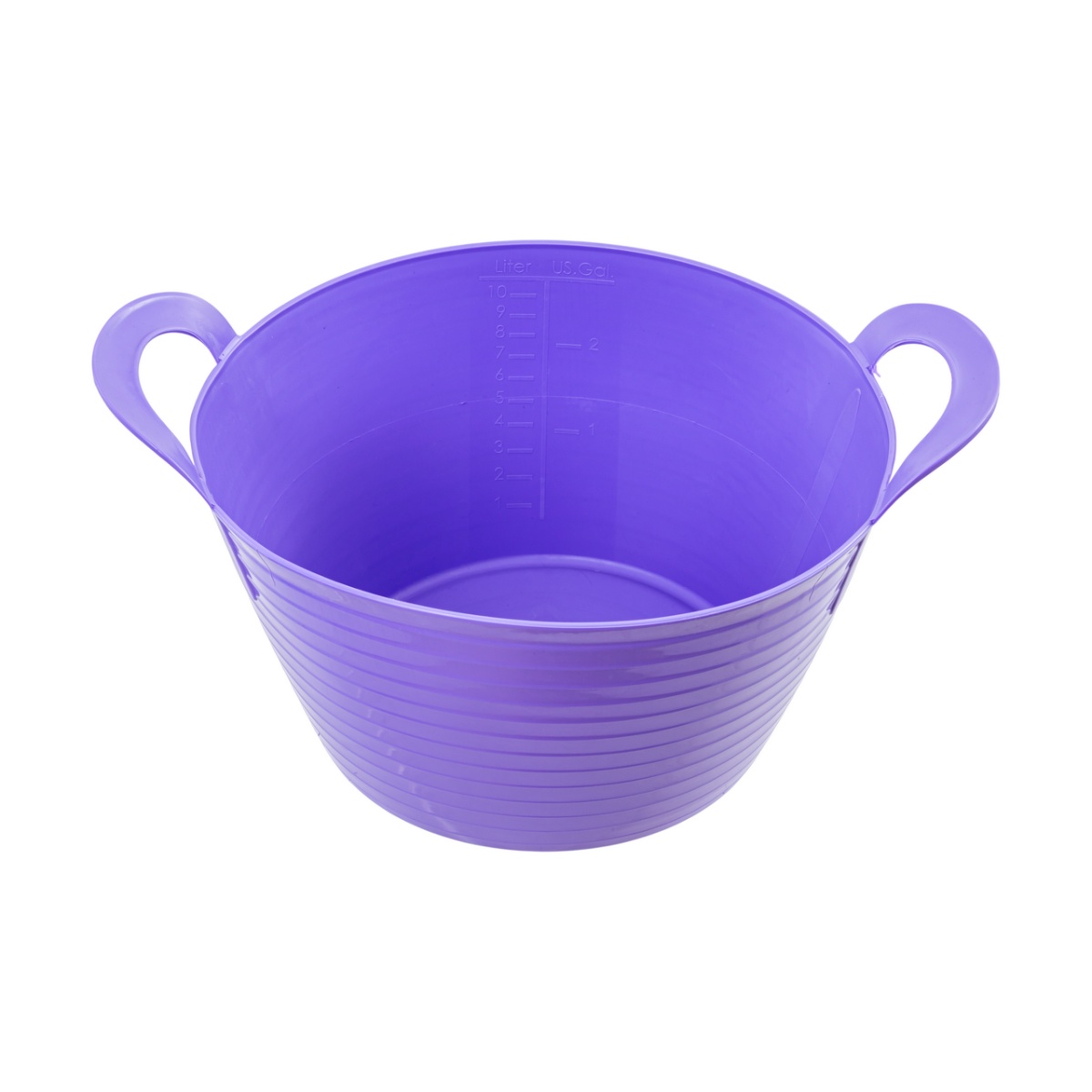Rugalmas műanyag vödör, Flexbag, lila, 12 literes