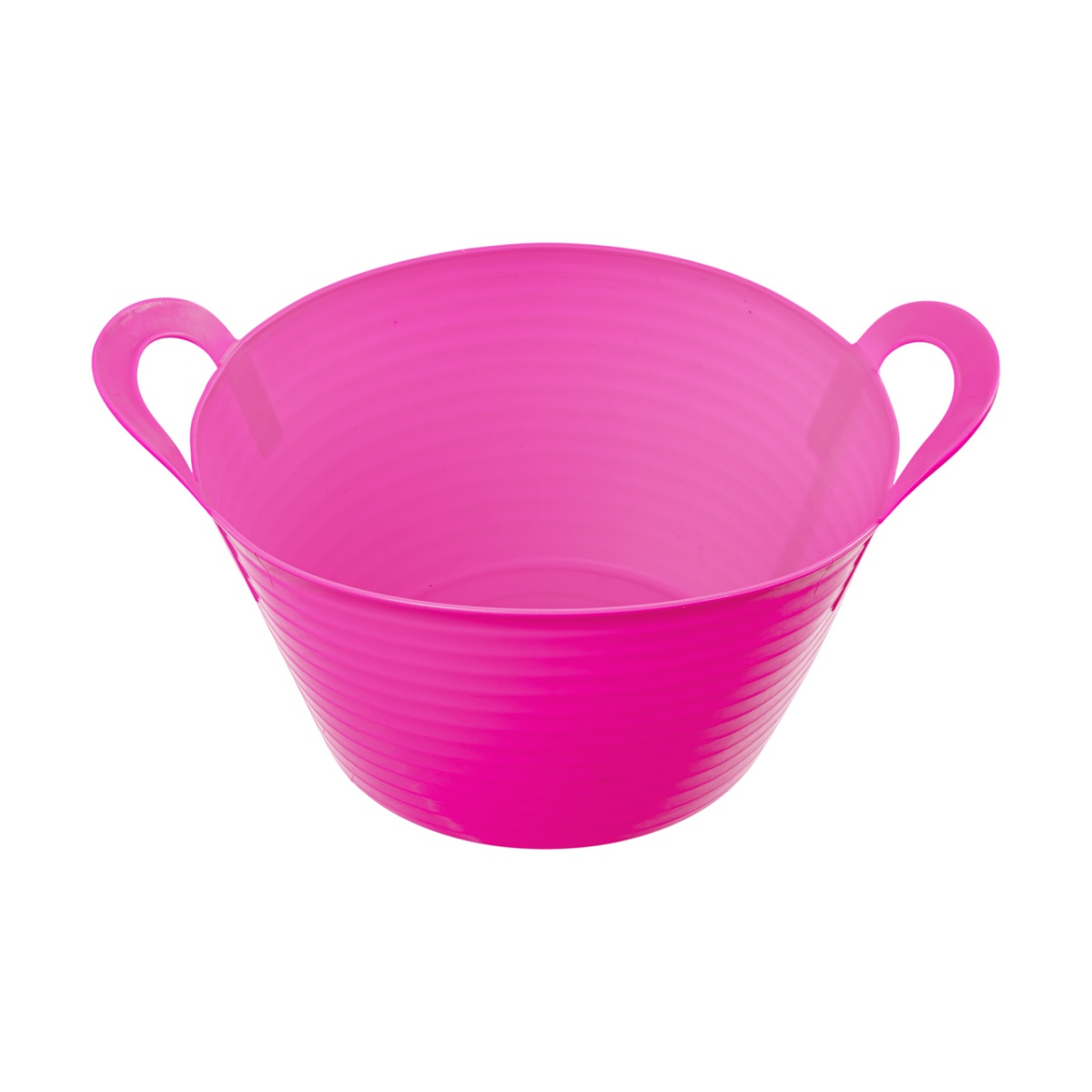 Rugalmas műanyag vödör, Flexbag, rózsaszín, 12 literes