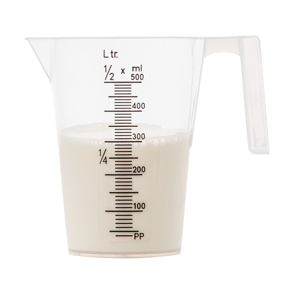 Mérőkanna, műanyag, 0,5 literes