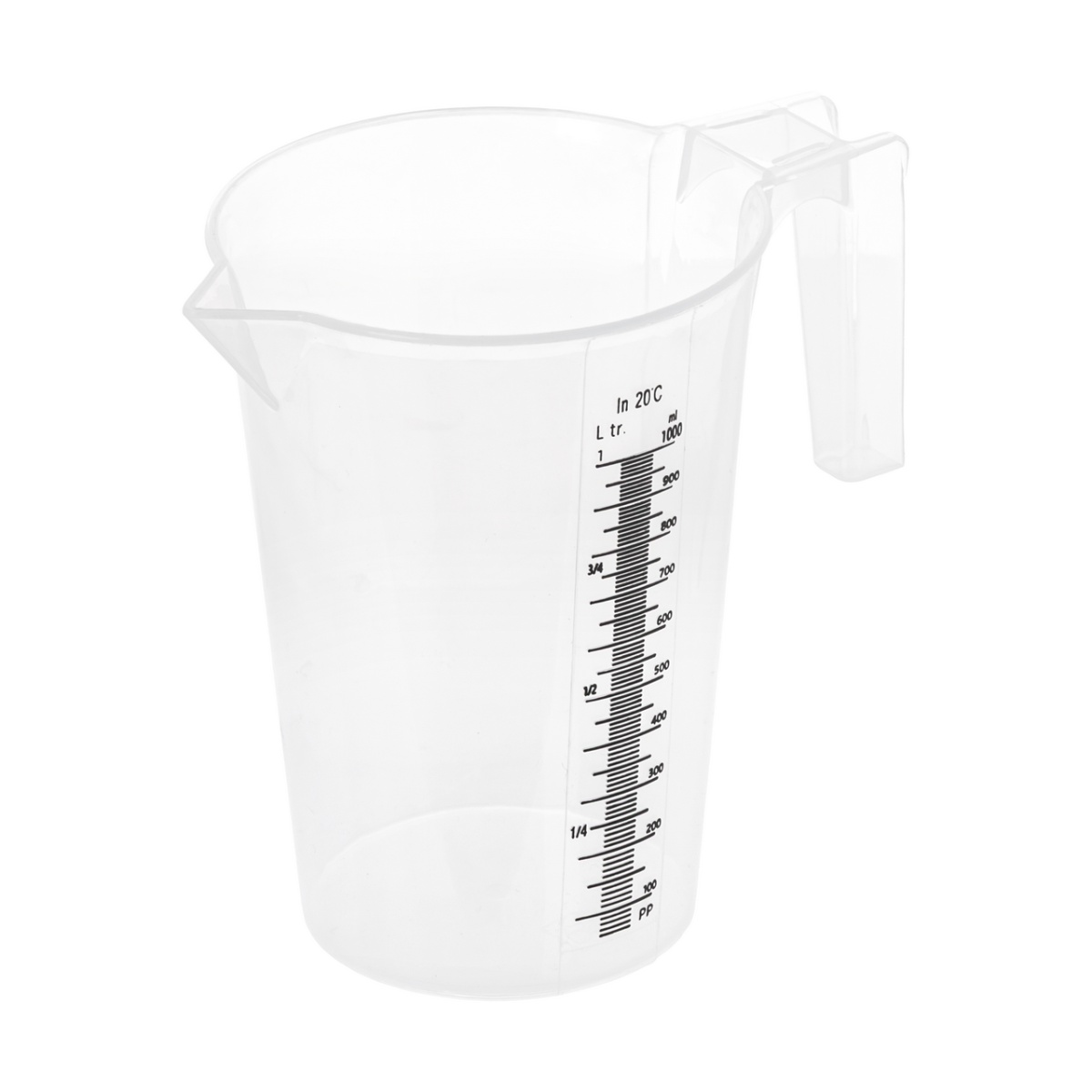 Mérőkanna, műanyag, 1 literes