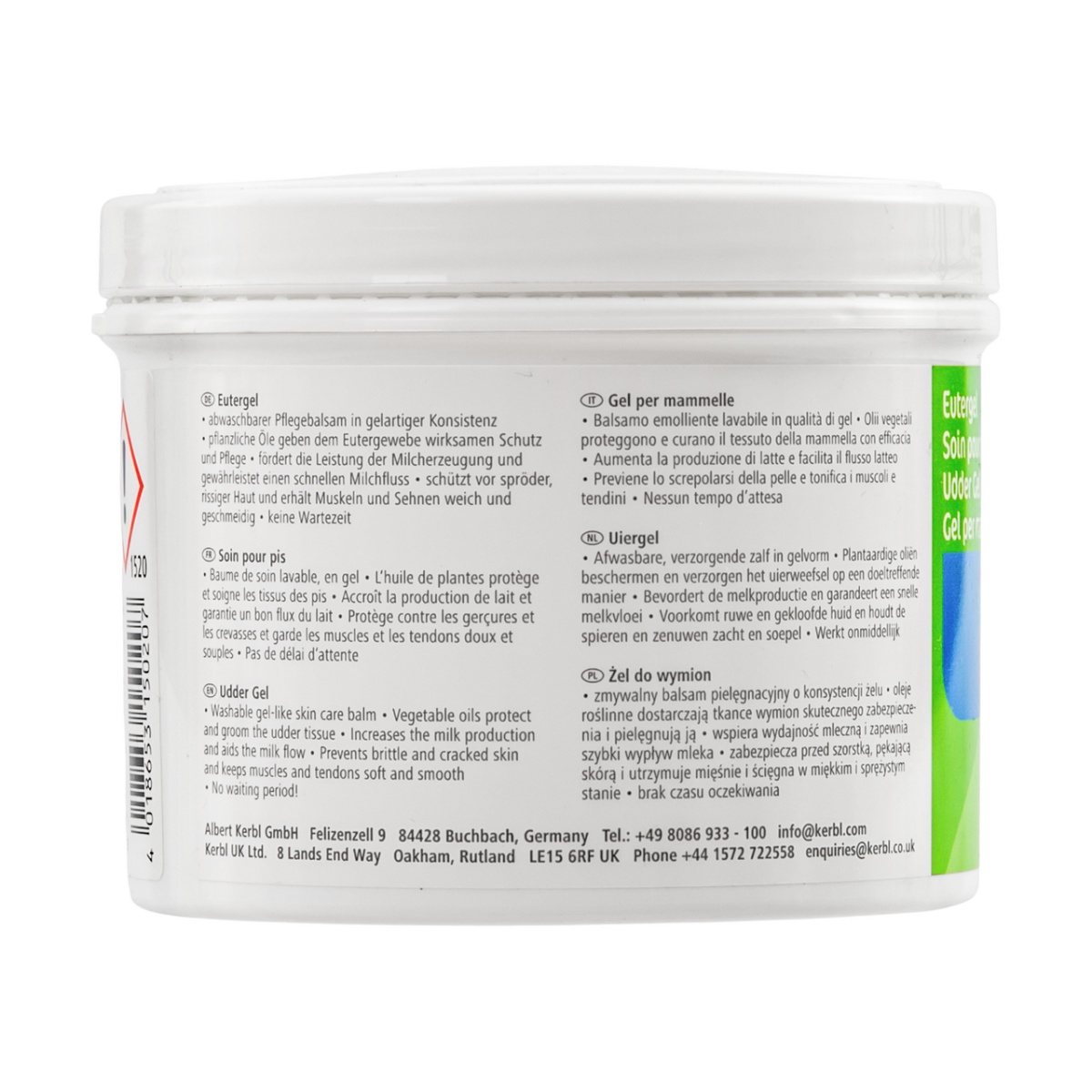 Zöld tőgyápoló gél, 500 ml