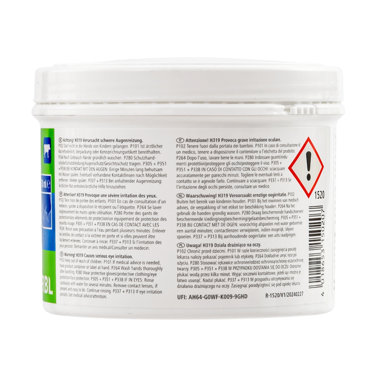 Zöld tőgyápoló gél, 500 ml