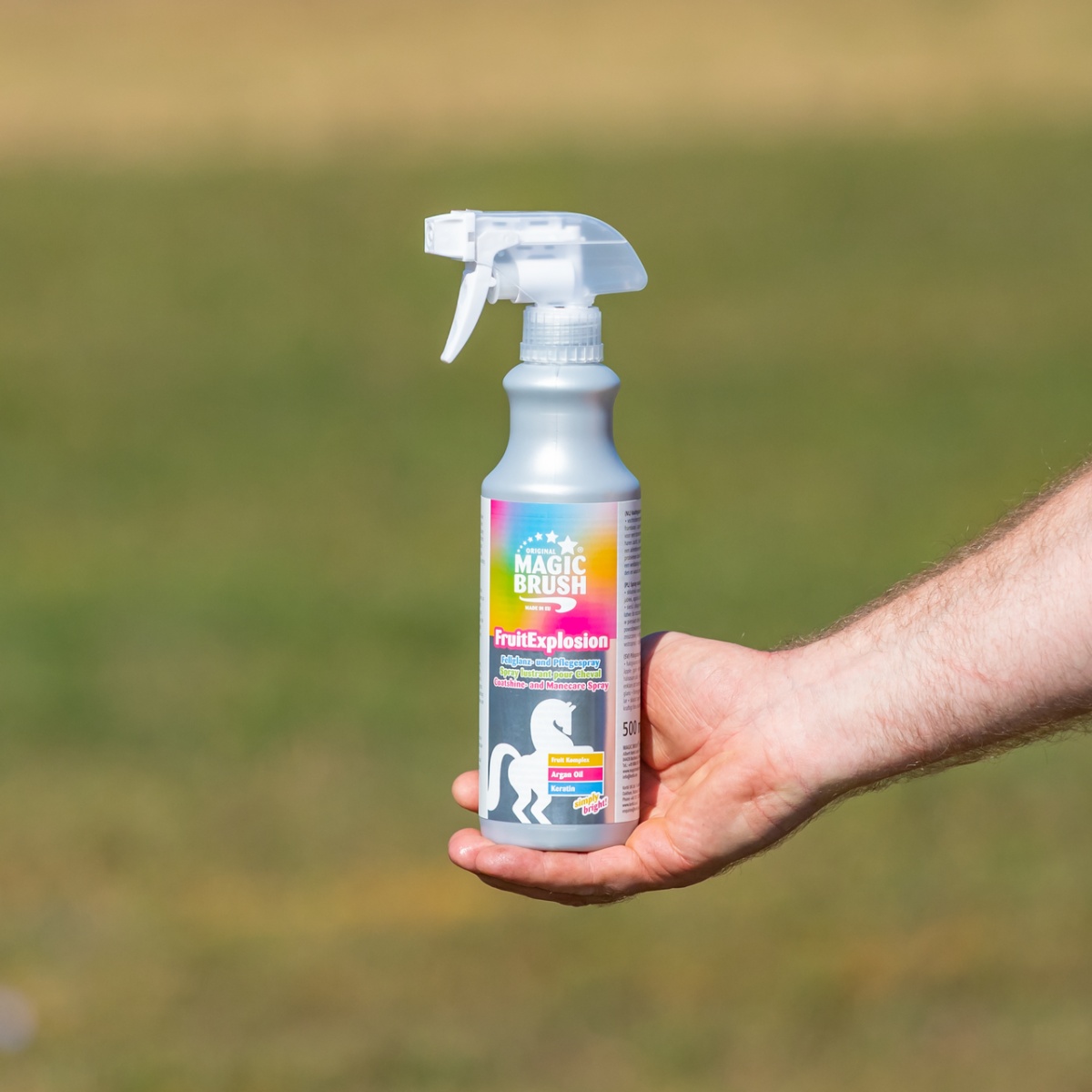 Sörényápoló spray, FruitExplosion illattal, MagicBrush, 500 ml