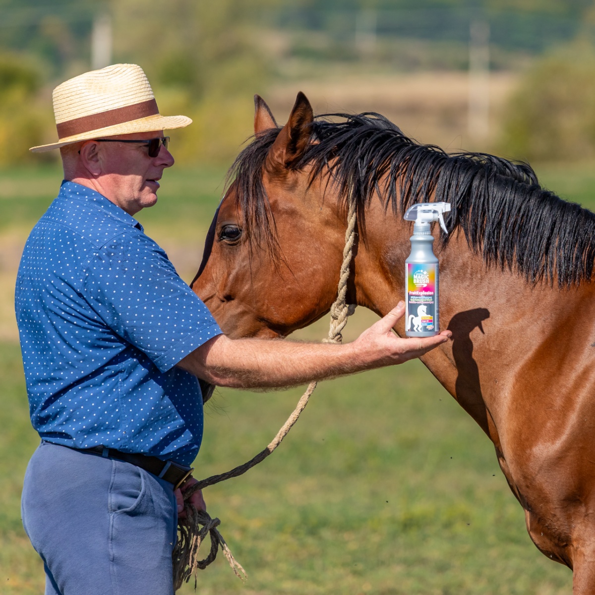 Sörényápoló spray, FruitExplosion illattal, MagicBrush, 500 ml