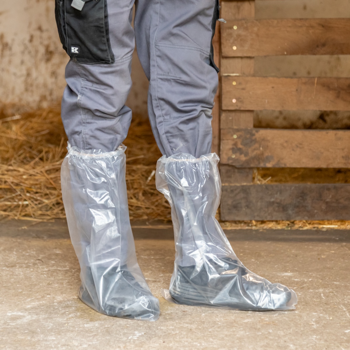 Hosszú eldobható cipővédő, 40 × 50 cm, 100 db