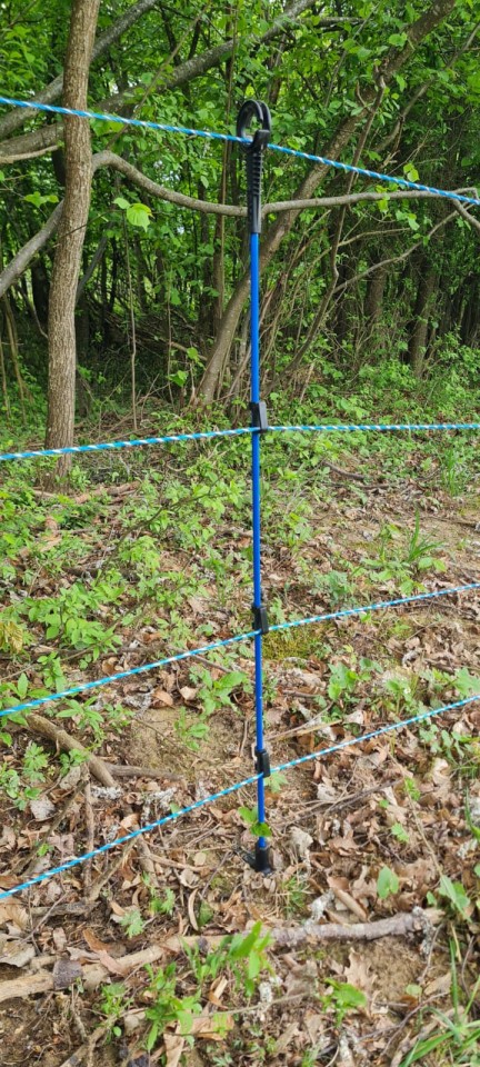 Termékértékelés - AKO Oval Premium üvegszálas oszlop, 110 cm, kék, 10 db. - agroelectro.hu