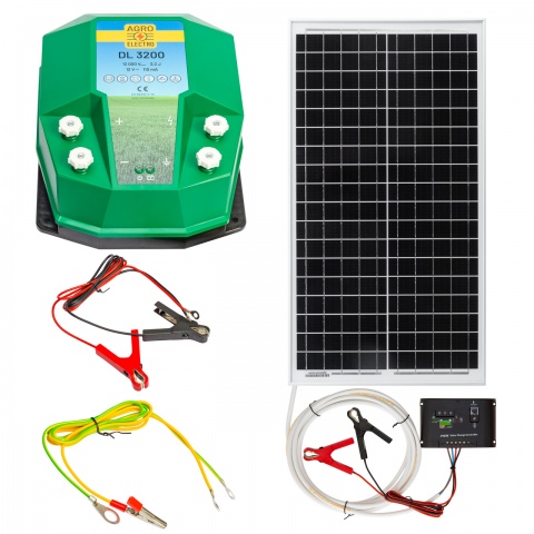 0222-0090 - DL 3200 villanypásztor készülék, 12 V, 3,2 Joule, napelemes rendszerrel - 61 200 Ft
