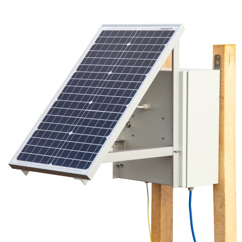 Kompakt DL 7200 villanypásztor készülék 50 W-os napelemes rendszerrel