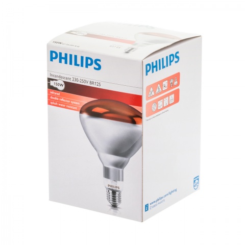 Infravörös hősugárzó izzó, 150 W, Philips