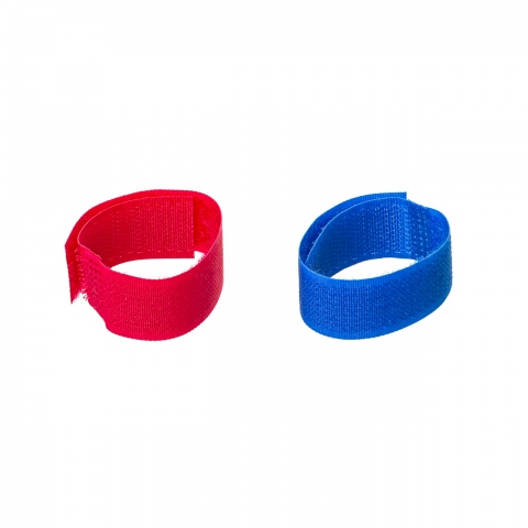 0464-rb - Tépőzáras bokaszalag juhoknak és kecskéknek, kék + piros, 150 × 20 mm - 3530 Ft