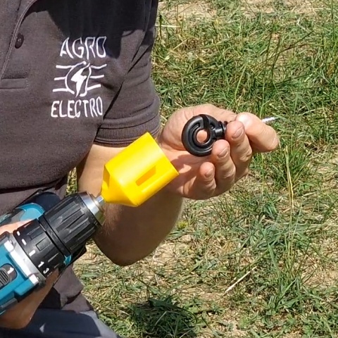 Gyűrűs szigetelő, facsavaros, 100 db + ajándék behajtófej