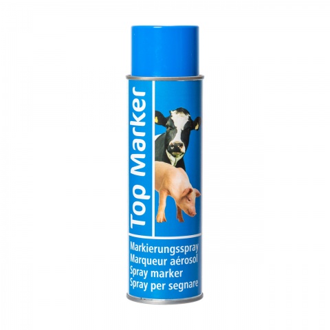 TopMarker kék jelölő spray teheneknek, sertéseknek, kecskéknek, 500 ml