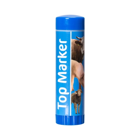 0704 - TopMarker ideiglenes állatjelölő zsírkréta, kék, 60 ml - 620 Ft